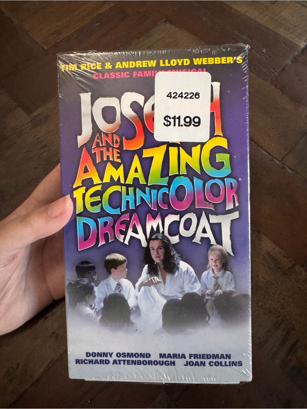 Joseph And The Amazing Technicolor Dreamcoat Donny Osmond VHS Clam NEW SEALED